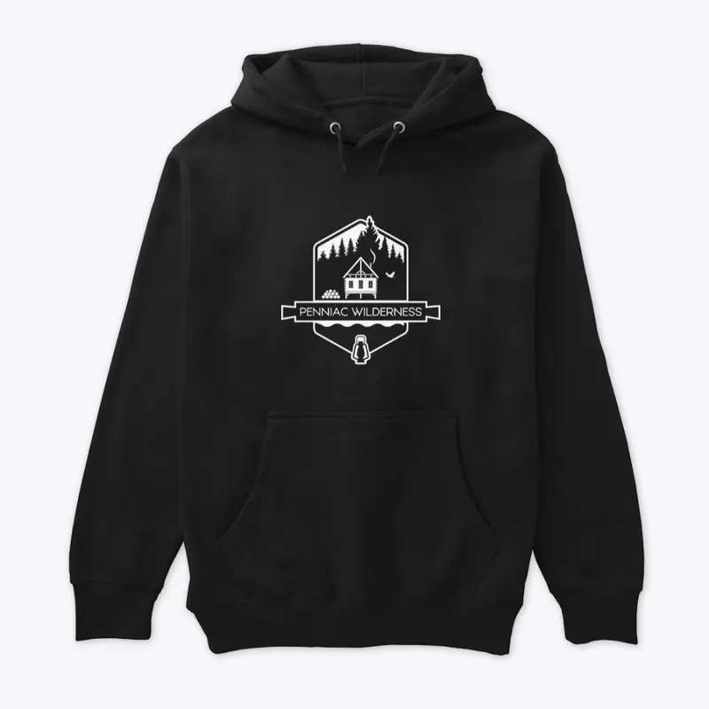 Penniac Wilderness Premium Black Hoody